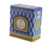 Amagogo Scatola di latta per caffè, contenitore per la conservazione, barattolo, distributore per la casa, bar, Style a