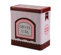 Amagogo Scatola di latta per caffè, contenitore per la conservazione, barattolo, distributore per la casa, bar, Style C