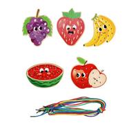 Amagogo Schede di Allacciatura, schede di Cucito, Regalo in Legno per Bambini e Bambine, per Bambini in età prescolare e per Lo Sviluppo precoce dei Bambini, Style D