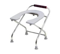 Amagogo Sedile WC Sedile WC tozzo Tappetino antiscivolo sotto la gamba dello sgabello Comodo sedile WC Comoda sedia, Cremagliera