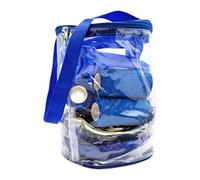 Amagogo Set di Avviamento per Equitazione 8 in 1 con Borsa Portaoggetti, Accessori E Attrezzature per Campi di Allenamento, Pascoli E Rimorchi per Cavalli, Blu