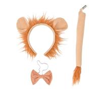 Amagogo Set di costumi da animale con orecchie da leone, e coda, per bambini, regalo di compleanno