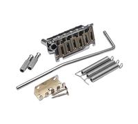 Amagogo Set di sistemi di chitarra Tremolo Bridge, accessori di sostituzione a doppio blocco, elegante sedile tremolo portatile 10,5 mm Distanza di corda