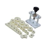 Amagogo Set di strumenti per presse per orologi, per la chiusura del coperchio, kit di riparazione, chiusura a scatto, per orologiaio, pressa per, Bianco