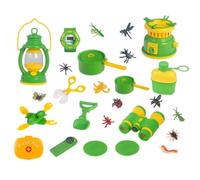 Amagogo Set Esplorazione per Bambini con da Campeggio E Accessori Interattivi con Lente di Osservazione E Strumento Portatile Adatto per Scoperte Naturali E Avventure in Giardino