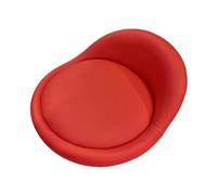 Amagogo Sgabello da Bar di Ricambio per Sedile in Similpelle, Comodo con Schienale Basso, Impermeabile per Salone, Ristorante, Negozio, Bar, Rosso