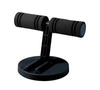 Amagogo Sit up Bar Situp Aid per Attrezzature da Palestra per la casa, Dispositivo di Assistenza Pieghevole per l'allenamento degli Addominali, Rotondo Nero