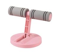 Amagogo Sit up Bar Situp Aid per Attrezzature da Palestra per la casa, Dispositivo di Assistenza Pieghevole per l'allenamento degli Addominali, Rotondo Rosa