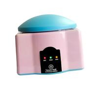 Amagogo Solvente per smalto a vapore, strumento per nail art, strumento elettrico per manicure, automatico per uso domestico in salone di bellezza, 36 W, Rosa