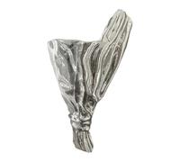 Amagogo Spilla a Forma di Mini Vaso, Multiuso, per Abiti da Festa, da Indossare Tutti i Giorni, Argento