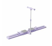Amagogo Split Type Macchina per le Gambe Attrezzo Indoor Allenatore Gambe Dispositivo Fitness con Piattaforma Stabile Scorrimento E Design Smontabile in PP E, Con Bracciolo | Adatto Ai Principianti