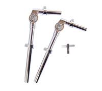 Amagogo Supporto di Montaggio per Supporto, Hardware in Metallo, Morsetto per percussioni Professionale, per esercitazioni in Concerto, 2 Pezzi