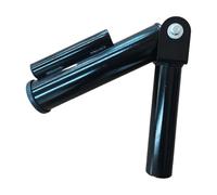 Amagogo Supporto per Bilanciere con Supporti per Sollevamento Pesi, Doppia Barra, Portatile, Antiscivolo, per Uomini E Donne, Supporto per Allenamento della F