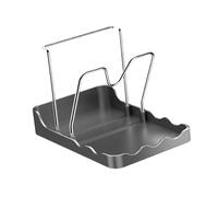 Amagogo Supporto per coperchio di pentola, poggia cucchiaio, facile da pulire, multifunzionale, salvaspazio, pratico portautensili, porta coperchi per il, Tenere 1 Coperchio di Pentola