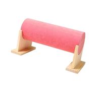 Amagogo Supporto per fascia portaoggetti con base rimovibile per saloni, espositore versatile ed elegante per vendita al dettaglio, 13,4x6,3x7 pollici, in, Rosa