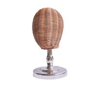 Amagogo Supporto per testa di manichino modello portaoggetti per cappelli, modello comico, espositore per cappelli multiuso creativo, espositore per occhiali, Base Argentata