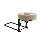 Amagogo Supporto per testina massaggiante per lettino, cuscino per il viso, accessorio per massaggi, riutilizzabile, robusto, altezza e angolazione regolabili, Bianco