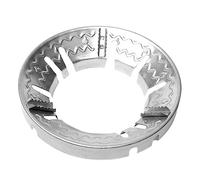 Amagogo Supporto per Wok Anello Riduttore per Gas Sottopentola Stabile Adattatore per Wok Griglia per Fornello Garantisce Cottura Omogenea Adatto per Utensil, Argento 280g