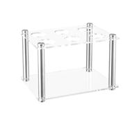 Amagogo Supporto Porta-aromi con 6 Fori, Facile Da Riporre, Organizer per Bottiglie D'acqua per Armadietto