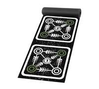 Amagogo Tappetino per l'agilità, Attrezzatura per l'allenamento della velocità, Antiscivolo, per Esercizi di Gioco di Gambe a casa, 40 Cm X 360 Cm