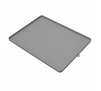 Amagogo Tappetino Protezione Microonde Pasta Silicone Multiuso Antitaglio Superficie Resistente Lavabile Anti Macchia E Antigraffio Adatto a Ufficio, Grigio