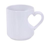 Amagogo Tazza da caffè a Forma di Cuore Che Cambia Colore, per, Ideale per, casa, Hotel, Hotel, Creativa, per Il Ringraziamento, Bianco