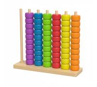 Amagogo Telaio Aritmetico Cornice Educativa con Base Stacking Perline Ordinamento Supporto Funzione di Sviluppo Logico E Adatto per Bambini Scuola attività Educativa Apprendimento