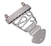 Amagogo Telaio Cablato a Ponte con Cordiera a per Chitarra Jazz Archtop a 6 Corde, Argento