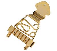 Amagogo Telaio Cablato a Ponte con Cordiera a per Chitarra Jazz Archtop a 6 Corde, d'oro