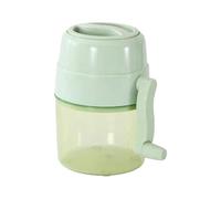 Amagogo Tritaghiaccio a manovella, macchina per ghiaccio tritato, leggera, pratica macchina per granita, mini per campeggio, feste, casa, bar, cucina