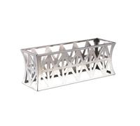 Amagogo Vassoio con Base Piatta Moderno Alzata | Professionale, Vassoio Rettangolare con Bordo Rialzato, Stabile, per Buffet, Banchetti, Catering, Pasticcerie, M, Rettangolare