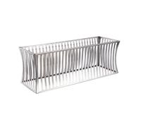Amagogo Vassoio con Base Piatta Moderno Alzata | Professionale, Vassoio Rettangolare con Bordo Rialzato, Stabile, per Buffet, Banchetti, Catering, Pasticcerie, XL, Rettangolare