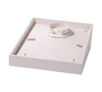 Amagogo Vassoio portaoggetti per Gioielli, espositore per Gioielli, Elegante, Portatile, Versatile per riporre i Gioielli al bancone del Centro Commerciale, Beige