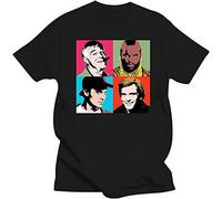 AmAirArT Men T Shirt The A Warhol Team Tshirt Black XXL