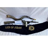 Amaizing Set Shofar,Big Oryx,Ram Horn,Kudu 32"-34",Shofar Bag+Anti-odor Spray