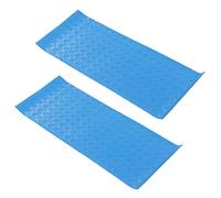 AMAKO Kit Set di 2 Tappetini Protettivi in Gomma per Scaletta per Piscina, 60X24x0,1 Cm