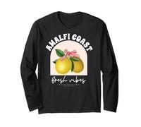 Amalfi Coast Italy Sorrento Capri Lemons Maglia a Manica