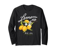 Amalfi Coast Italy Sorrento Capri Lemons Maglia a Manica