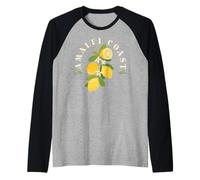 Amalfi Coast Italy Sorrento Capri Lemons Maglia con Maniche Raglan