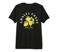 Amalfi Coast Italy Sorrento Capri Lemons Maglietta Premium