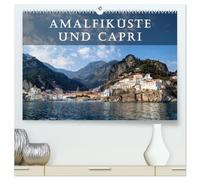 Amalfiküste und Capri (hochwertiger Premium Wandkalender 2026 DIN A2 quer), Kunstdruck in Hochglanz: Die Amalfiküste und die Insel Capri gelten als die schönsten Mittelmeer-Destinationen.