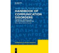 Amalia Bar-On Handbook of Communication Disorders (Tascabile)