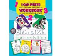 Amalia Loziz Trace Letters and Numbers Workbook (Tascabile)