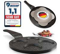 Amalindo Padella per Pancake a Induzione - 4 Fori, ø 26 cm