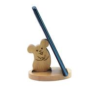 Amamcy - Supporto per cellulare a forma di cane, in legno, per iPhone XS/Max/XR/X/8/7 Plus/Google Pixel/Samsung Galaxy Note One Size Mouse.