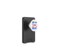 Amami come ami la polizia messaggio ribelle forte PopSockets PopWallet per MagSafe