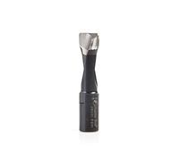 Amana Tool 316030 - Punta in carburo di tungsteno, 2 scanalature, rotazione dritta, 10 mm D x 28 mm CH x M8 x 1 filettatura per macchina da unire Domino per Festool