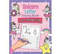 Amanda Clever Unicorn Letter Tracing Book Left Handwriting (Tascabile)