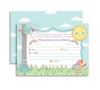 Amanda Creation - Set di 20 inviti a Tema Itsy Bitsy Spider, con Buste