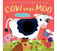 Amanda Enright Cow Says Moo (Libro di cartone) Funtime Felt